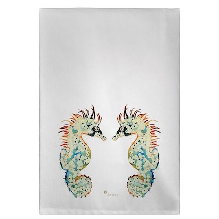 Betsy Drake Betsy Drake GT388 Seahorses Guest Towel - 20 x 20 in. GT388